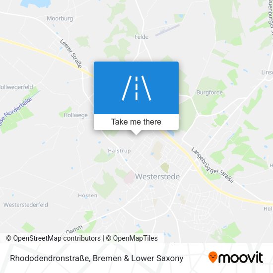 Rhododendronstraße map