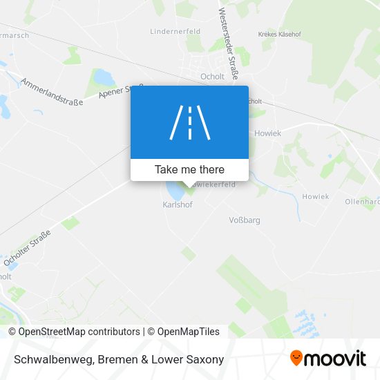 Schwalbenweg map