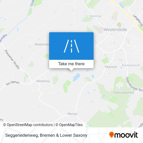 Seggeriedenweg map