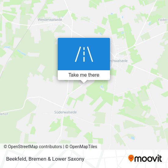 Beekfeld map