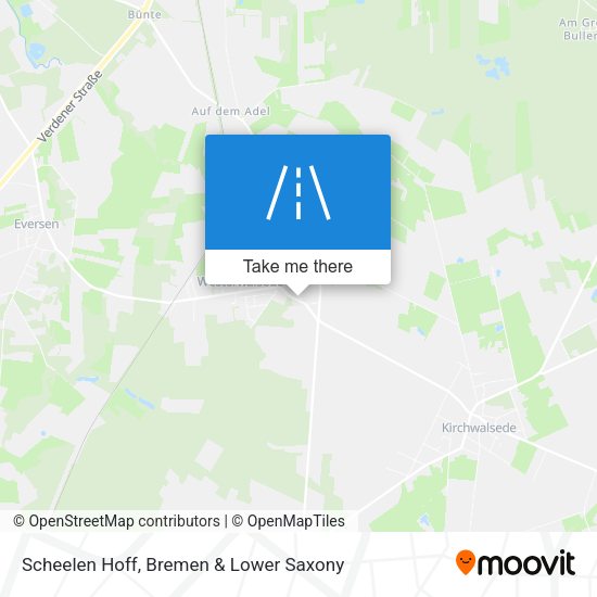 Scheelen Hoff map