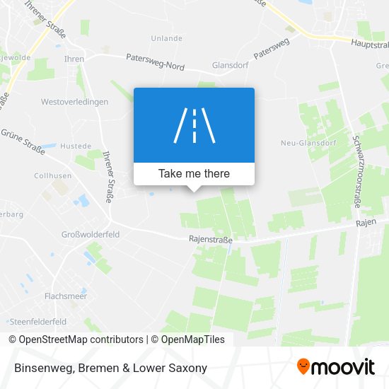 Binsenweg map