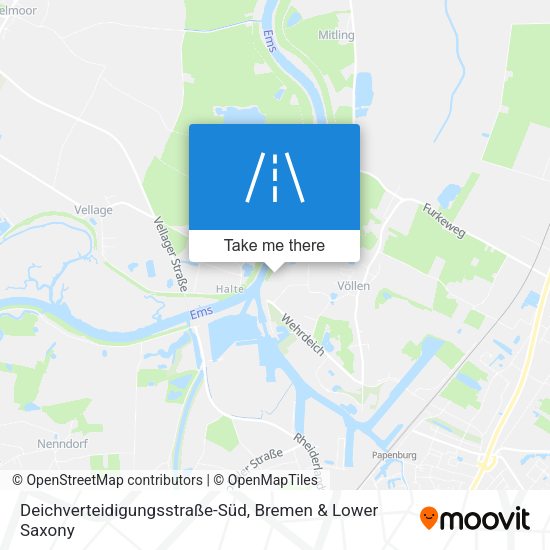 Deichverteidigungsstraße-Süd map