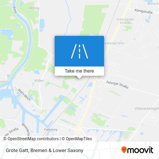 Grote Gatt map