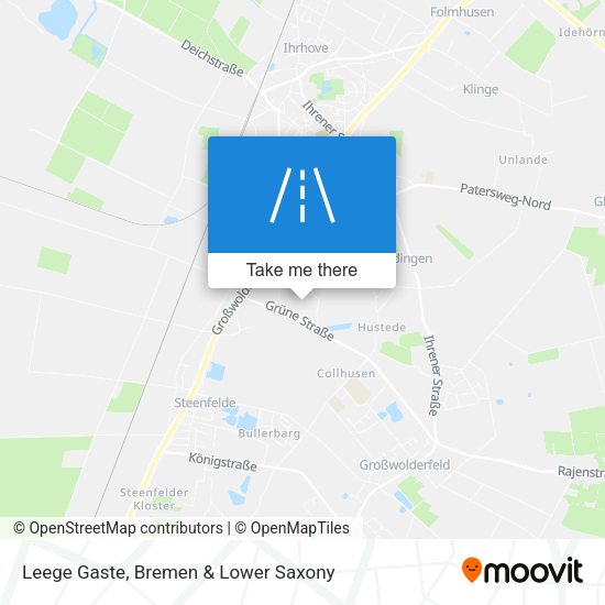 Leege Gaste map