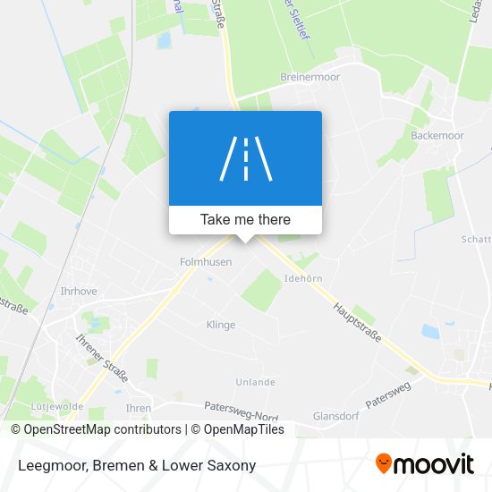 Leegmoor map