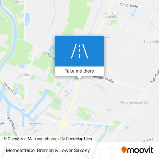 Memelstraße map