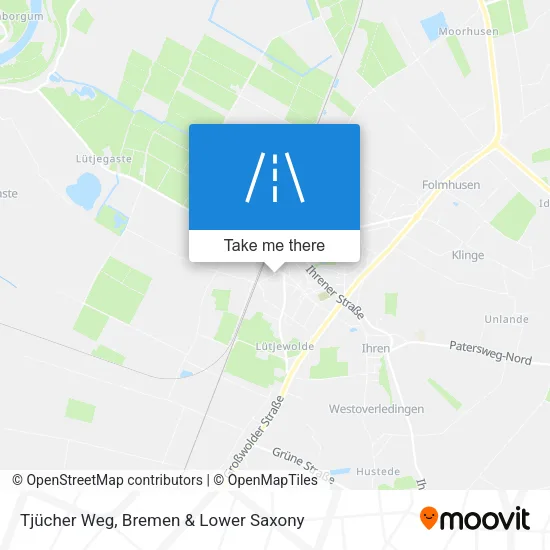 Карта Tjücher Weg
