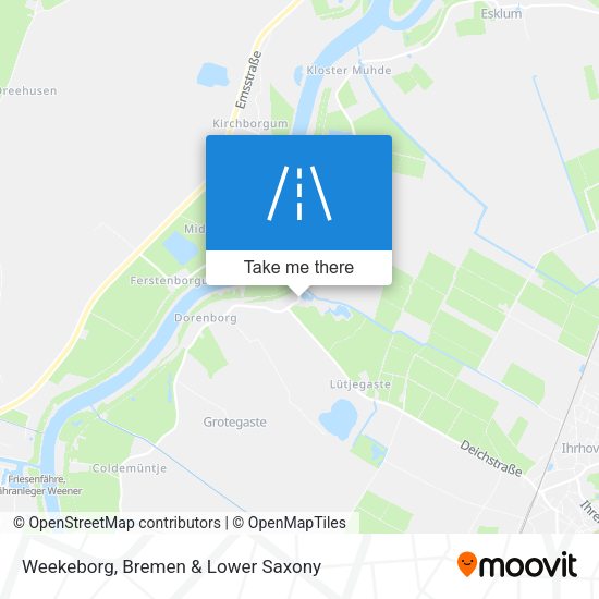 Weekeborg map