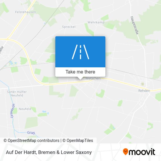 Auf Der Hardt map