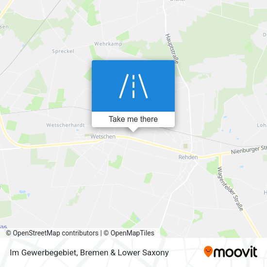 Im Gewerbegebiet map