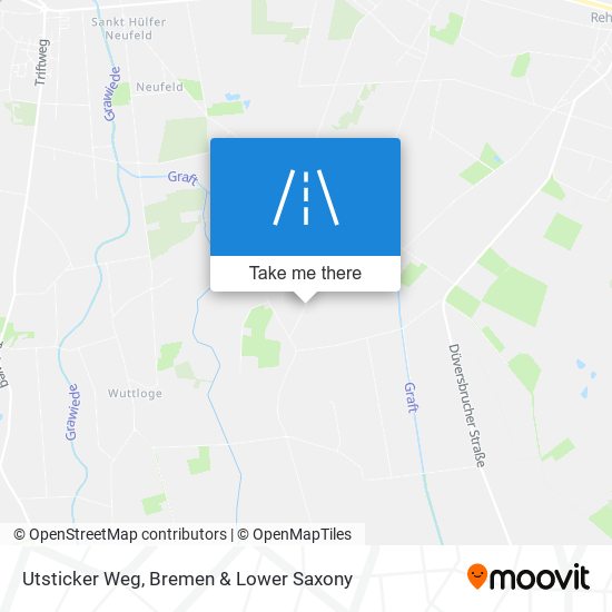 Utsticker Weg map