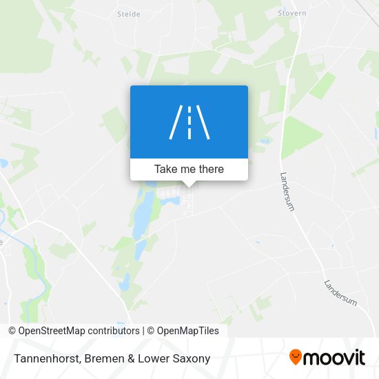 Tannenhorst map