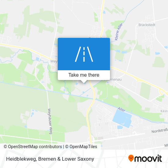 Heidblekweg map