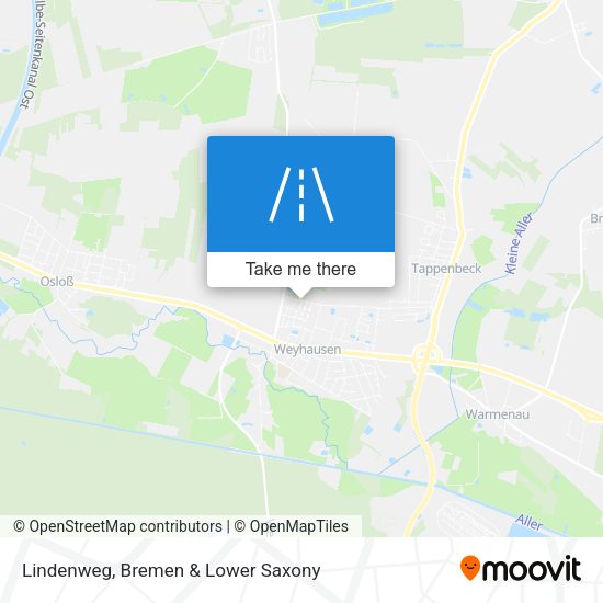 Lindenweg map