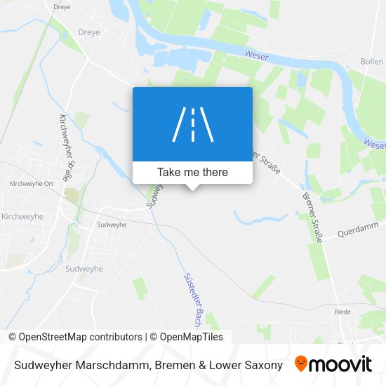 Sudweyher Marschdamm map