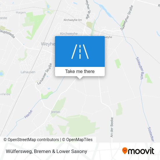 Wülfersweg map