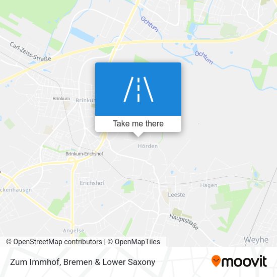 Zum Immhof map