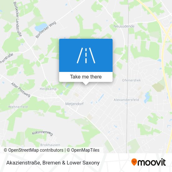 Akazienstraße map