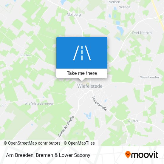 Am Breeden map