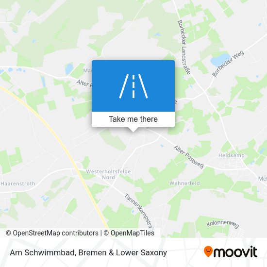 Am Schwimmbad map