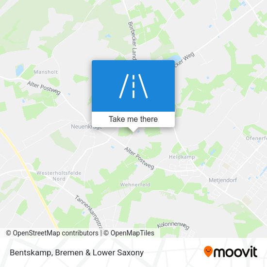 Bentskamp map