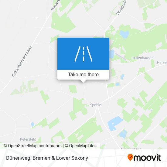 Dünenweg map