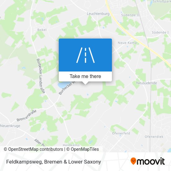 Feldkampsweg map