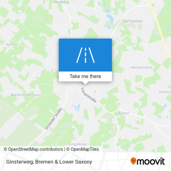 Ginsterweg map