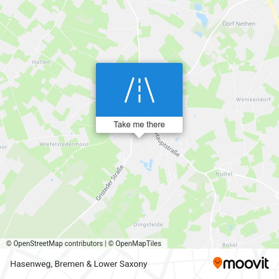 Hasenweg map