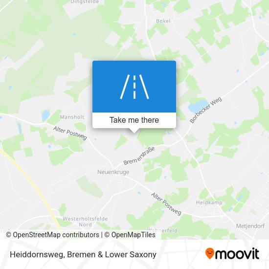 Heiddornsweg map