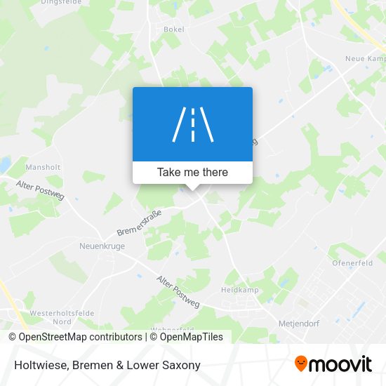 Holtwiese map
