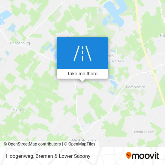 Карта Hoogenweg