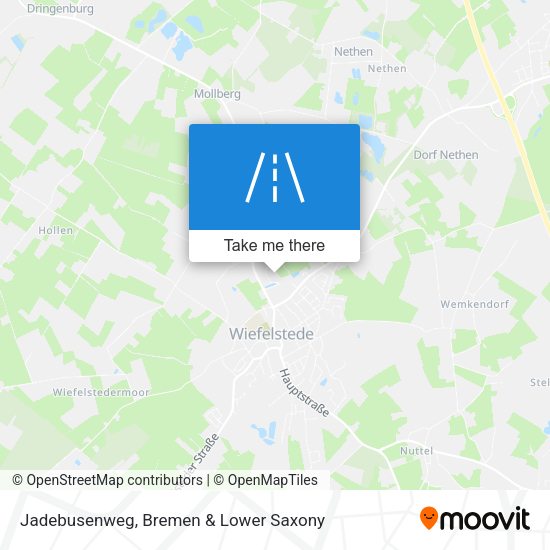 Jadebusenweg map