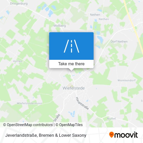 Jeverlandstraße map