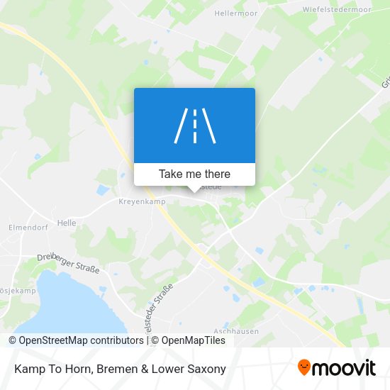 Kamp To Horn map
