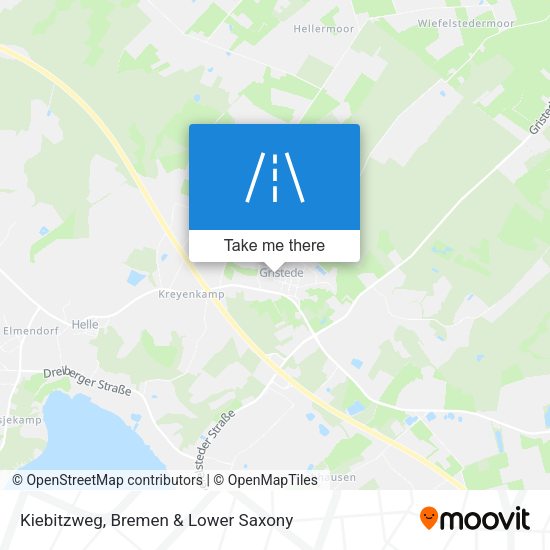 Kiebitzweg map