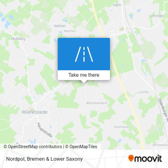 Nordpol map