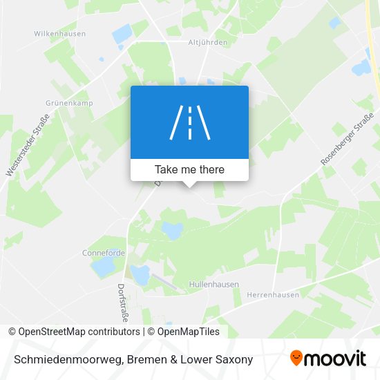 Schmiedenmoorweg map