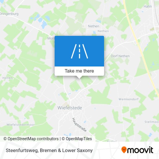 Steenfurtsweg map