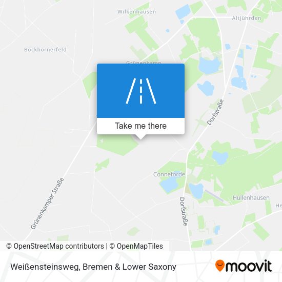 Weißensteinsweg map