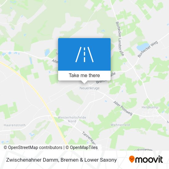 Zwischenahner Damm map
