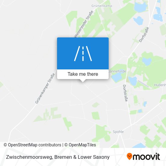 Zwischenmoorsweg map