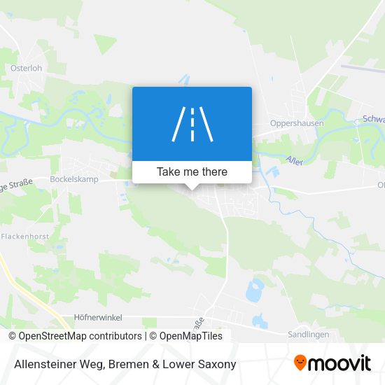 Allensteiner Weg map