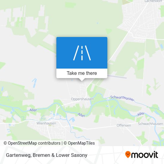 Gartenweg map