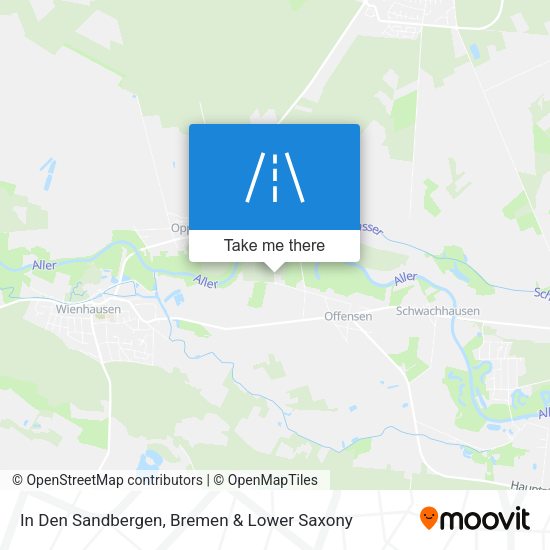 In Den Sandbergen map