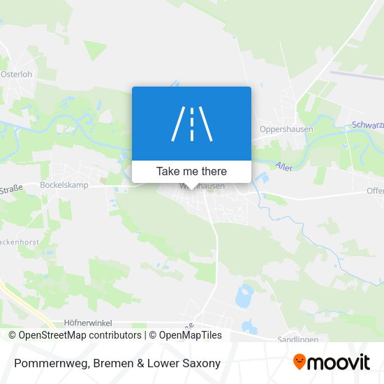 Pommernweg map