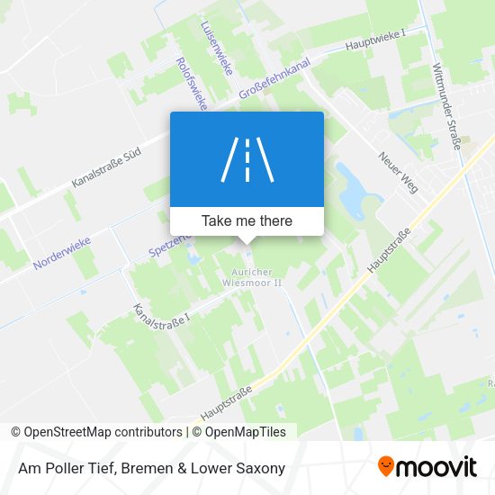 Am Poller Tief map