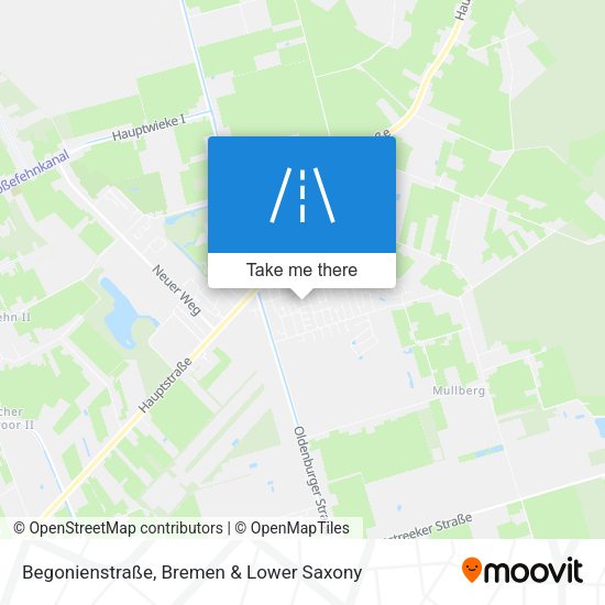 Begonienstraße map