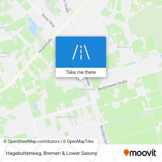 Hagebuttenweg map